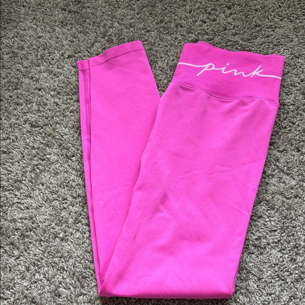 Victoria's Secret Bright Pink Leggings